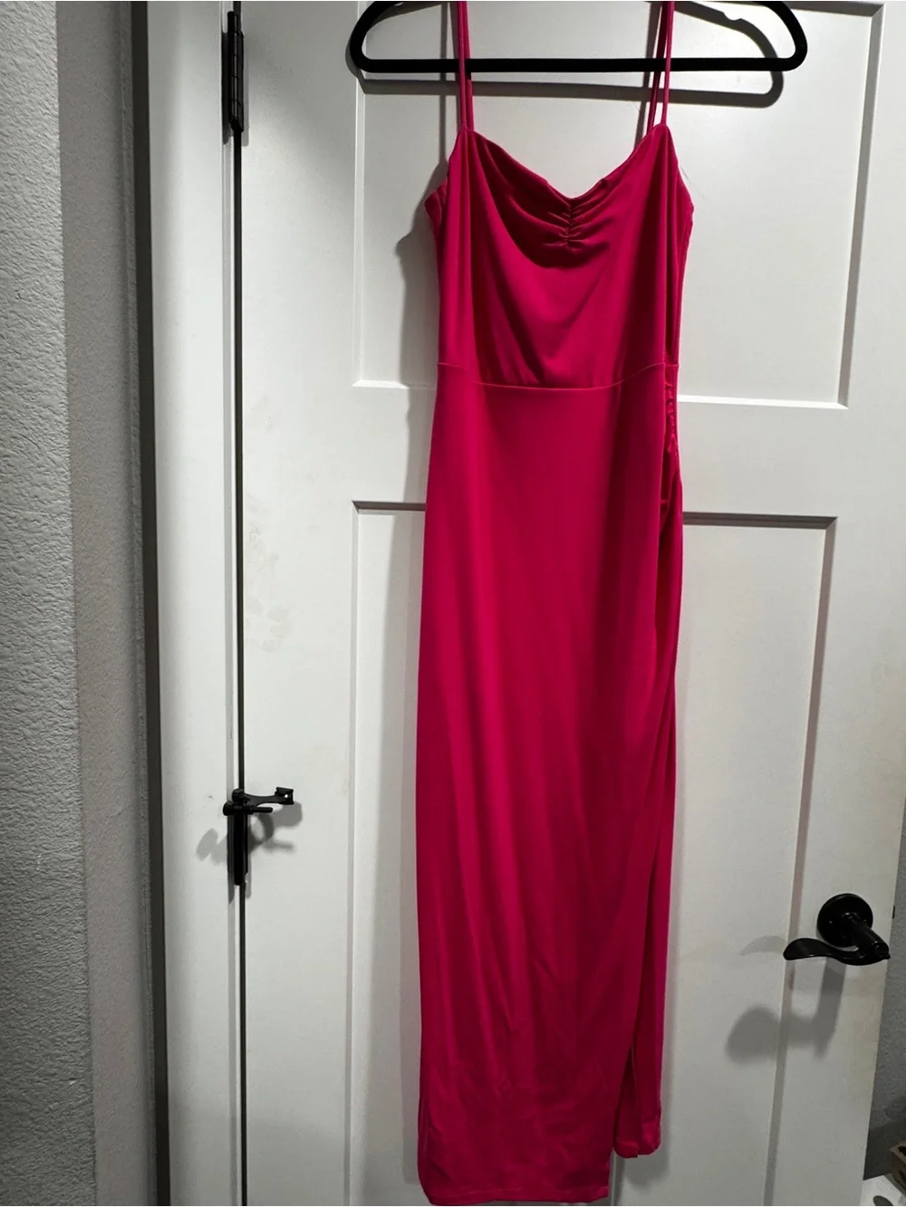 Aritzia Wilfred Fuchsia Flight Maxi Dress